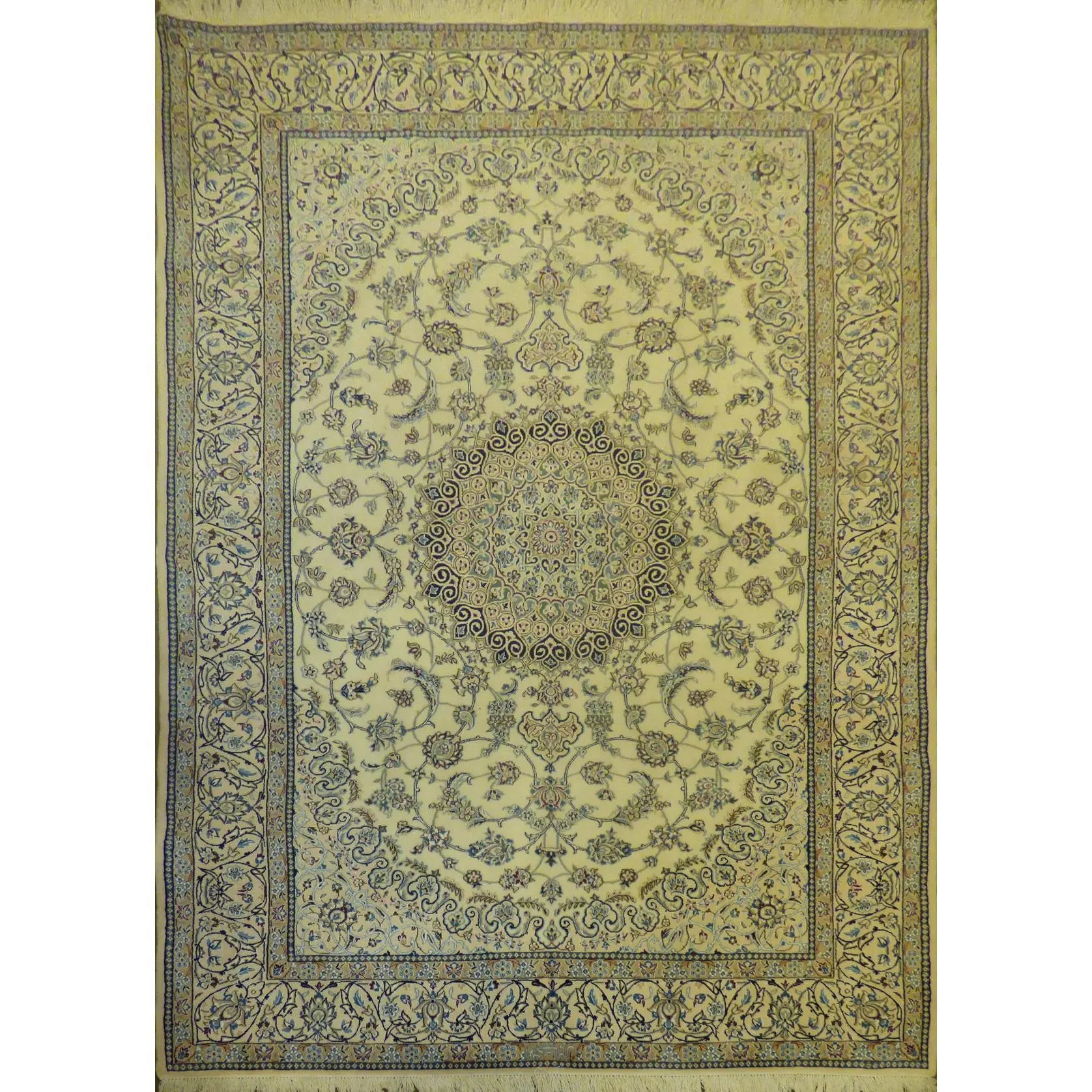 One Of The Kind Persian Nain Rug 10'5" x 6'8"